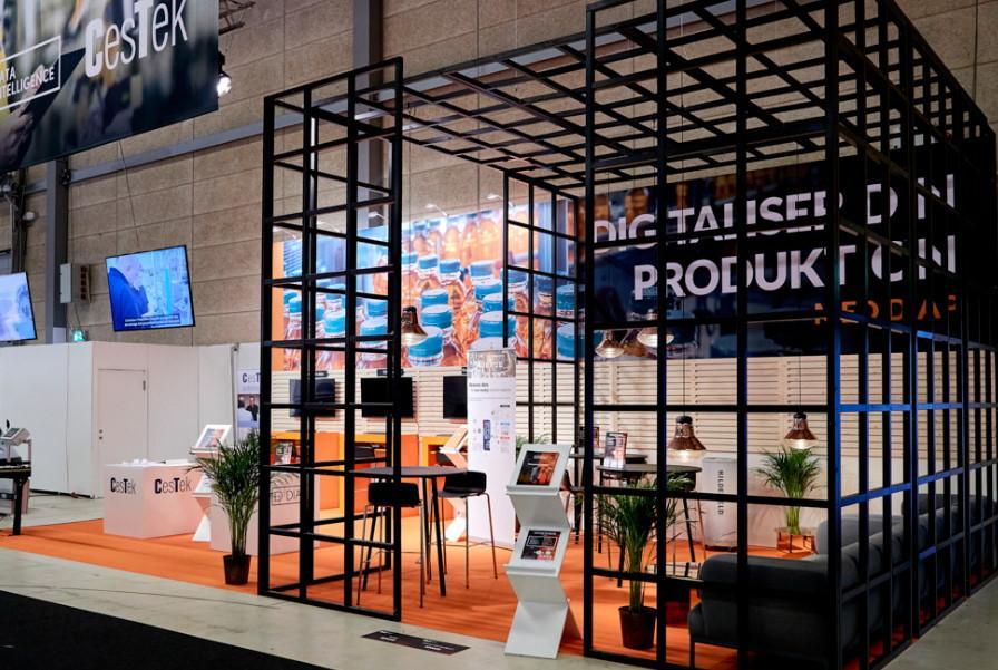 Standeksempel på en specialbygget stand