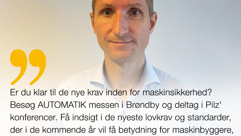 Gratis konferencer om maskinsikkerhed og cybersikkerhed på AUTOMATIK 2026