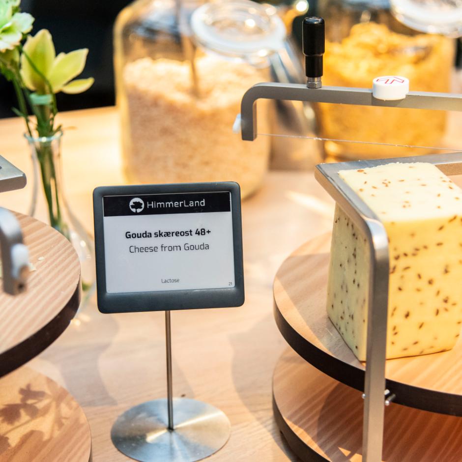 Digitale buffetskilte
