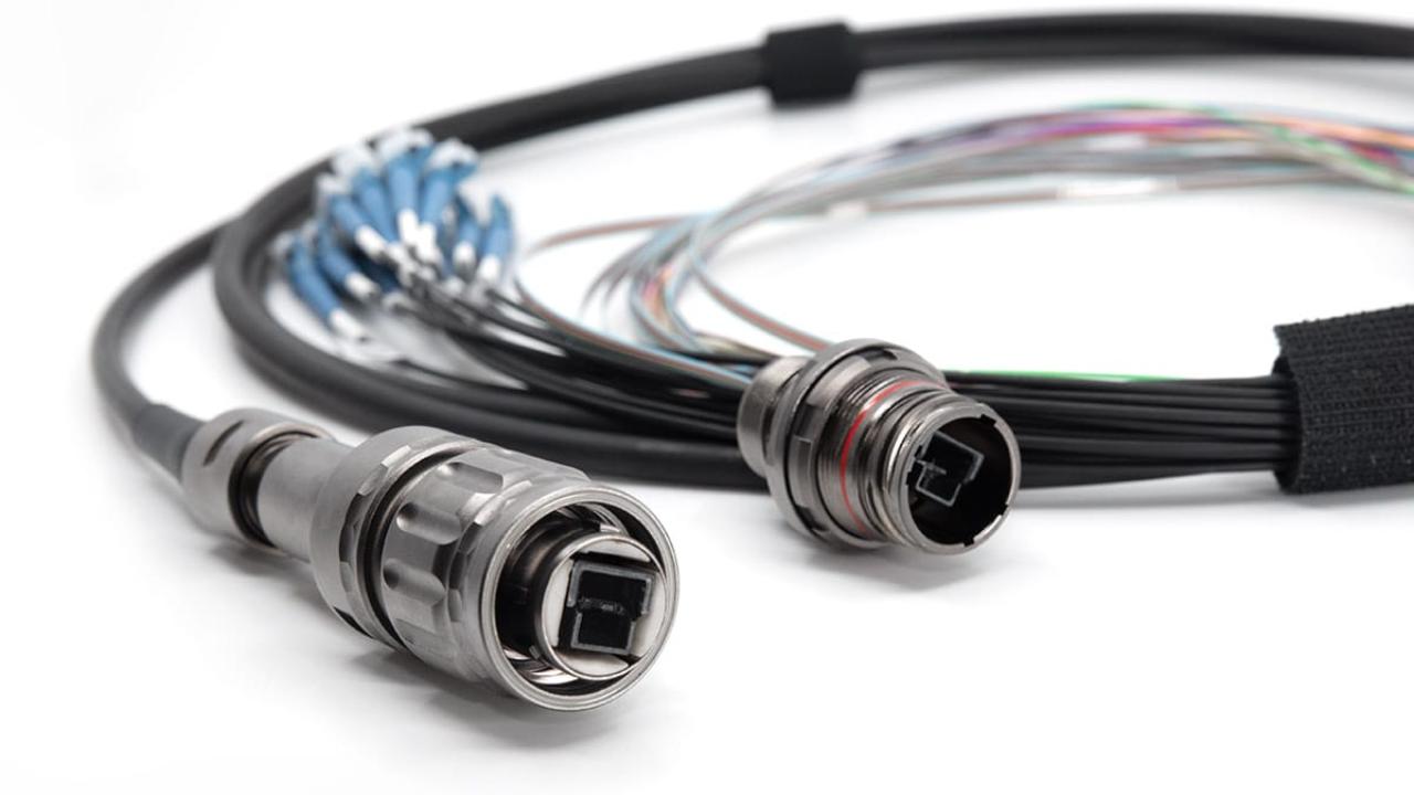 Demo af fiberoptisk backbone - ODU Expanded Beam Performance